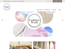 Tablet Screenshot of cashmereworldfair.com